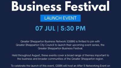 Greater Shepparton Business Festival launch 