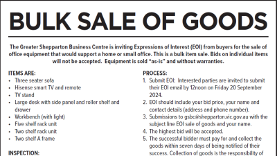 Bulk Sale of Goods